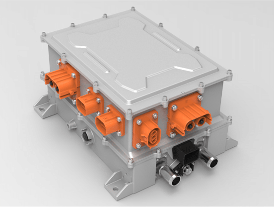 cargador de a bordo integrado de 6,6kw, convertidor de cc de 2,5kw y unidad de distribución de energía( obc bidireccional opcional)