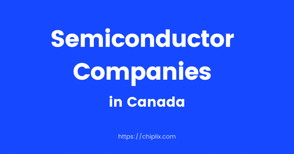 semiconductor companies in canada